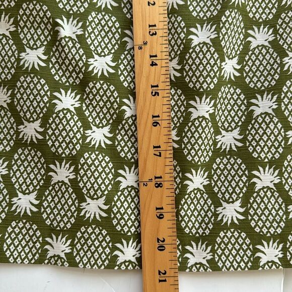 NWT Boden Gabriella Pencil Skirt 4P‎ Green White Pineapple Novelty Print Pockets - Picture 13 of 14